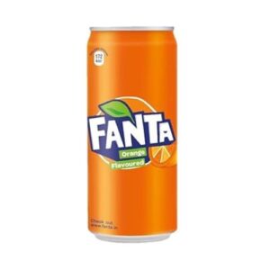 Fanta Orange Soft Drink 300ml Can