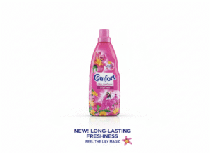 Comfort Fabric Conditioner Lily Fresh 860 ml bottle – soft and fragrant clothes care