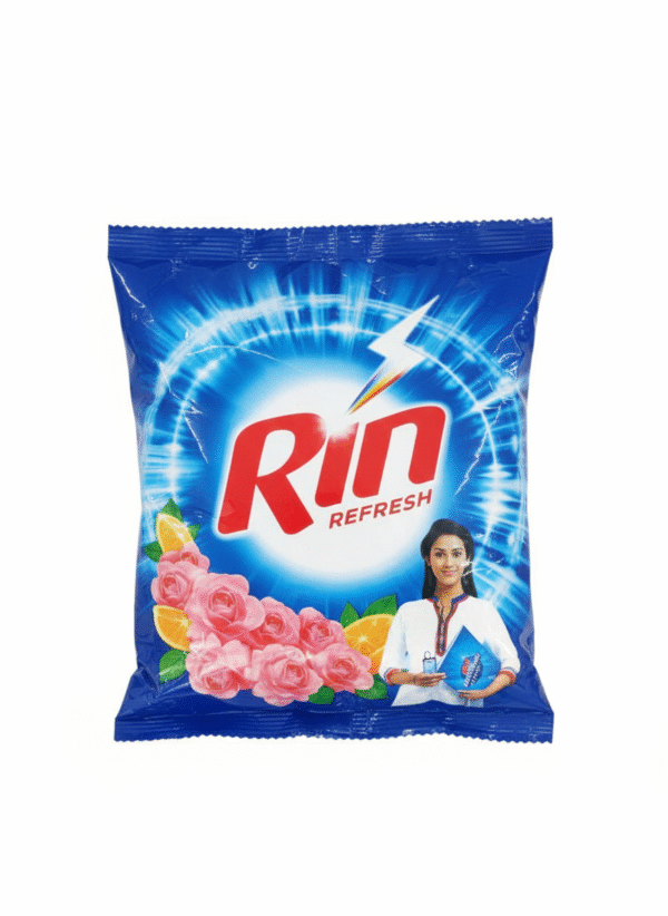 Rin Detergent Powder 500g pack for bright, clean, and fresh clothes