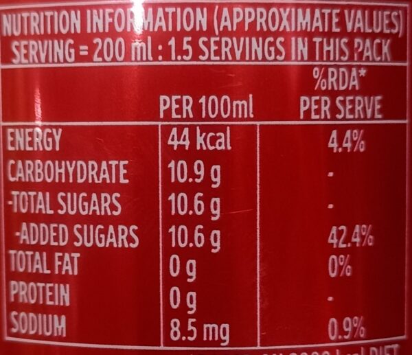 Coca-Cola Original Taste 300ml Can - Image 2
