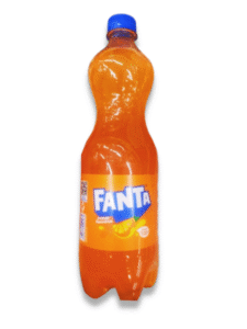Fanta 750ml orange soft drink bottle
