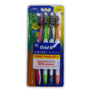 Oral-B Criss Cross Toothbrush with angled bristles for deep cleaning