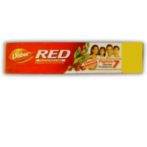 Dabur Red Toothpaste ₹20 pack with Ayurvedic ingredients for strong teeth and gums